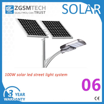 De 30W a 120W Luz de calle solar LED Luz solar de 100W con Ce aprobado